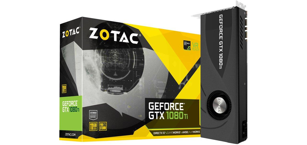 Zotac GeForce GTX 1080 Ti Blower 11GB GDDR5X - Karty